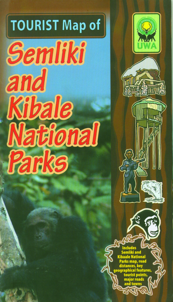 Tourist Map of Semliki and Kibale National Park – Pan African Book Shop